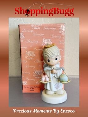 Precious Moments Your Love Means The World To Me Figurine 111896 (SB1589)